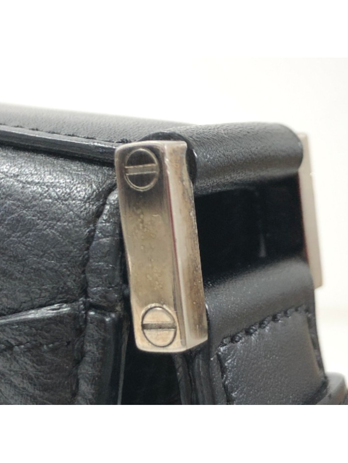 Leather Pasha Clutch Bag
