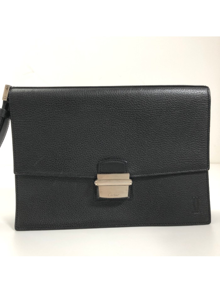 Leather Pasha Clutch Bag