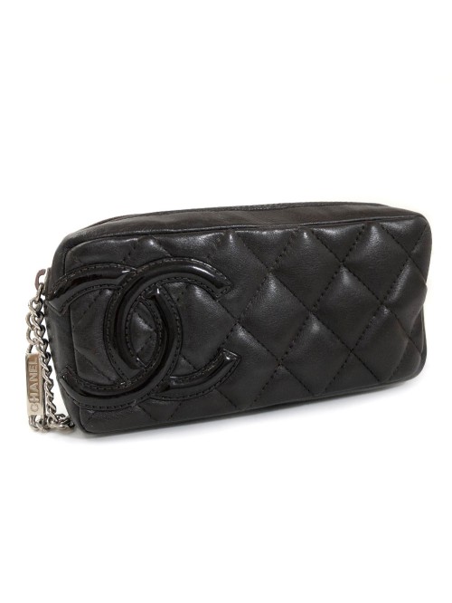 Cambon Quilted Leather Pouch