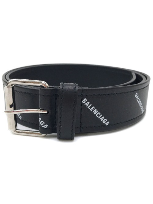 Logo Leather Belt