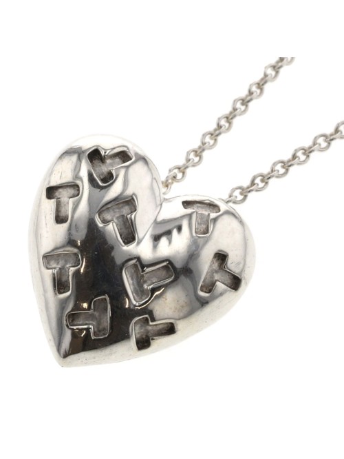 T Heart Pendant Necklace