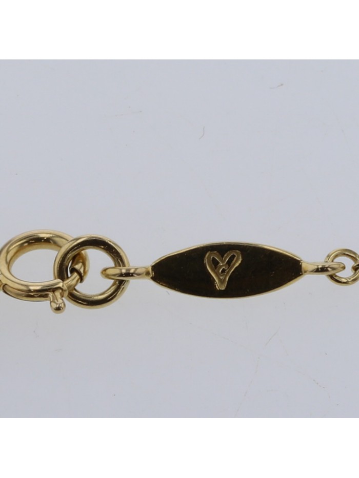 18k Gold Diamond Heart Pendant Necklace