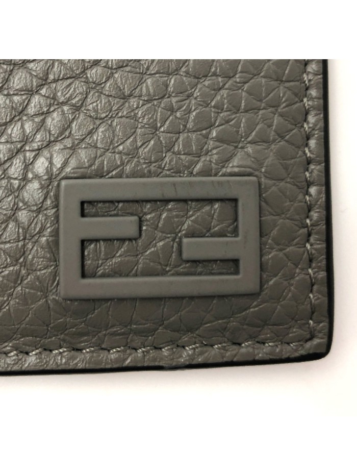 Leather FF Baguette Card Holder