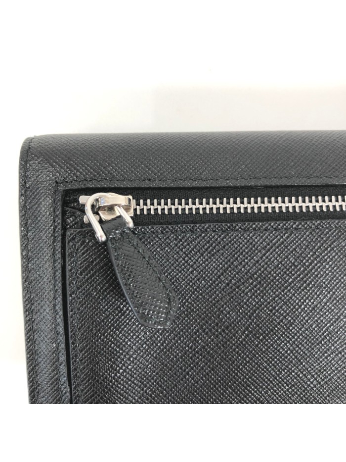 Saffiano Leather Long  Wallet