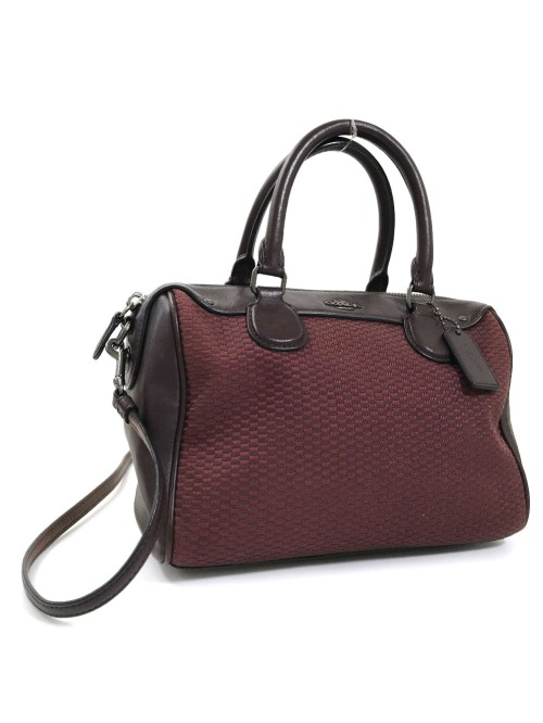 Canvas & Leather Mini Bennett Handbag