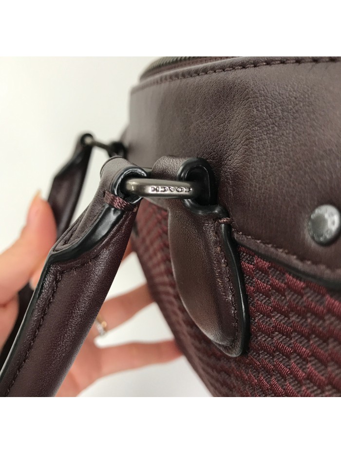 Canvas & Leather Mini Bennett Handbag