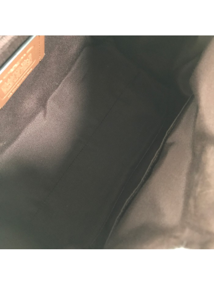 Canvas & Leather Mini Bennett Handbag