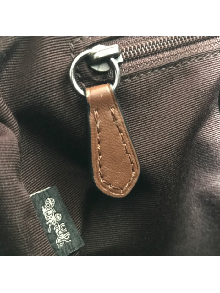 Canvas & Leather Mini Bennett Handbag