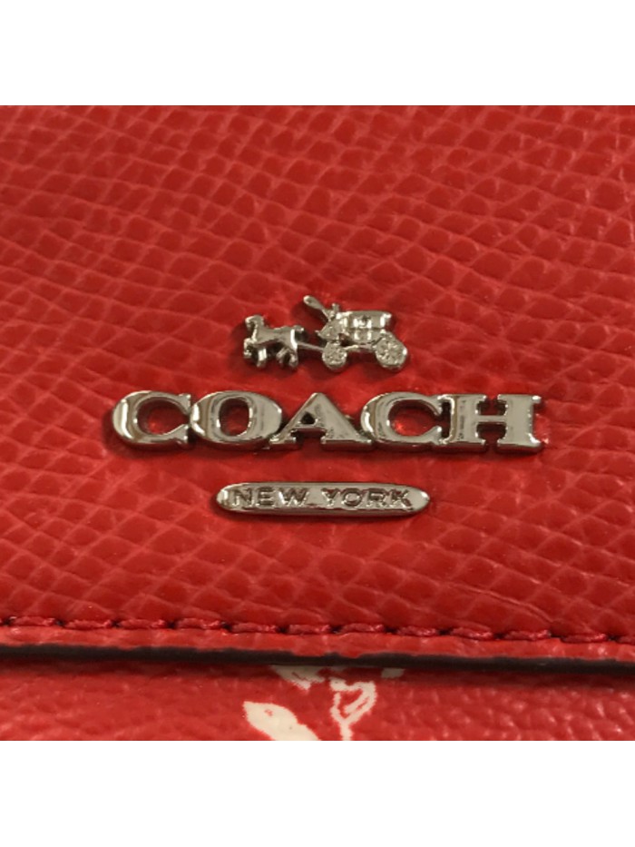 Floral Print Leather Boston Bag