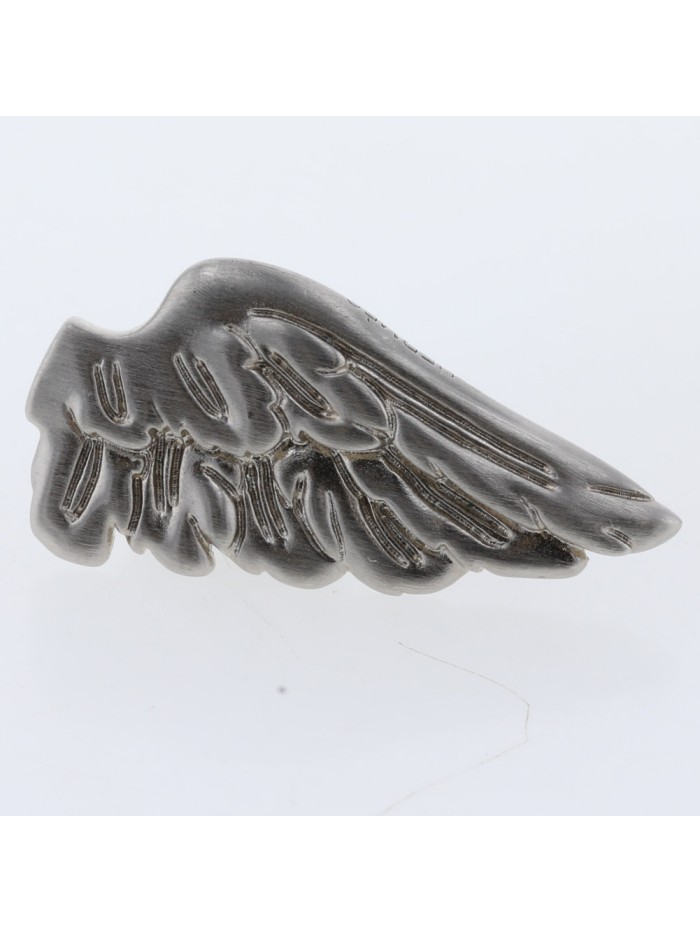Silver-plated Wing Brooch
