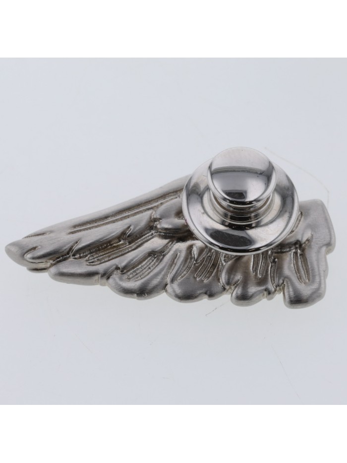 Silver-plated Wing Brooch
