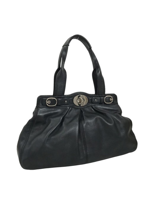 Leather Garnet Handbag