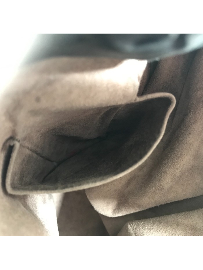 Intrecciato Leather Bucket Shoulder Bag