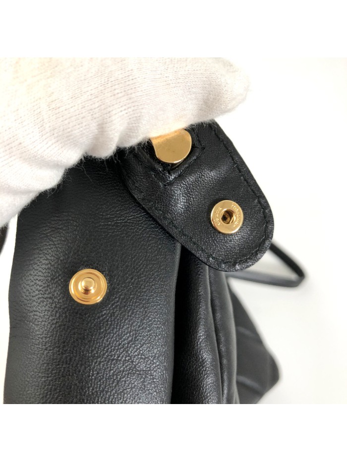 Quilted Leather Ginette Chain Bag