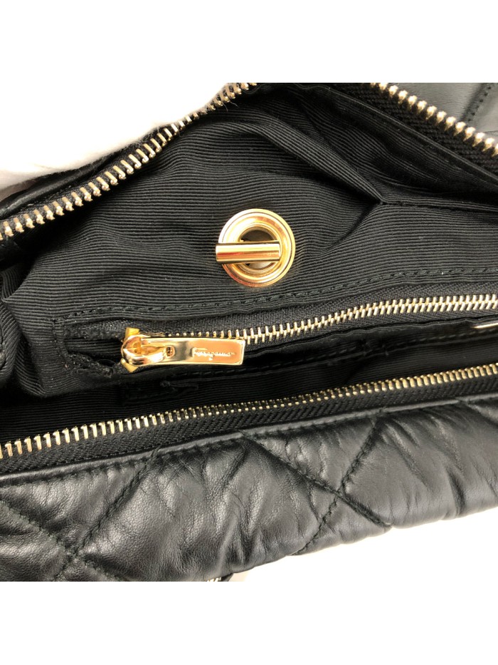Quilted Leather Ginette Chain Bag