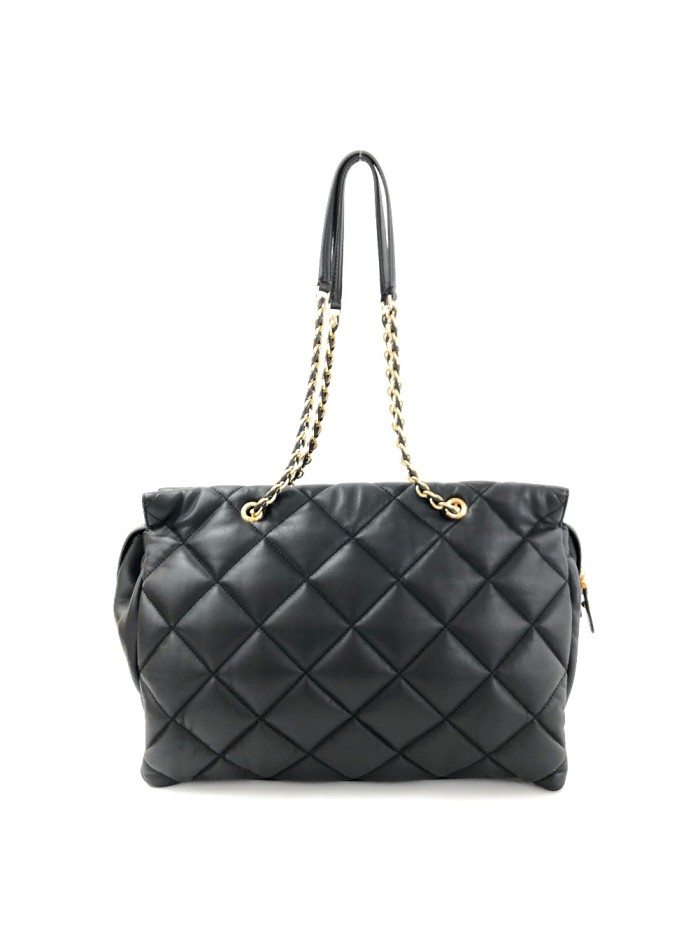Quilted Leather Ginette Chain Bag