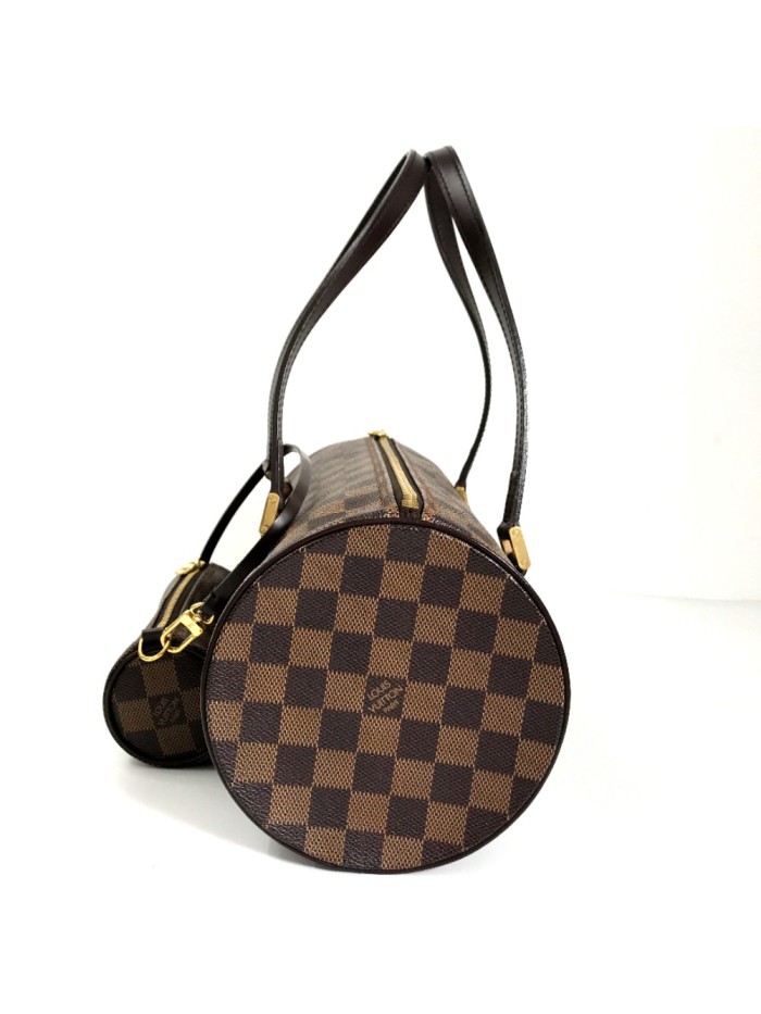 Damier Ebene Papillon 30 with Pouch