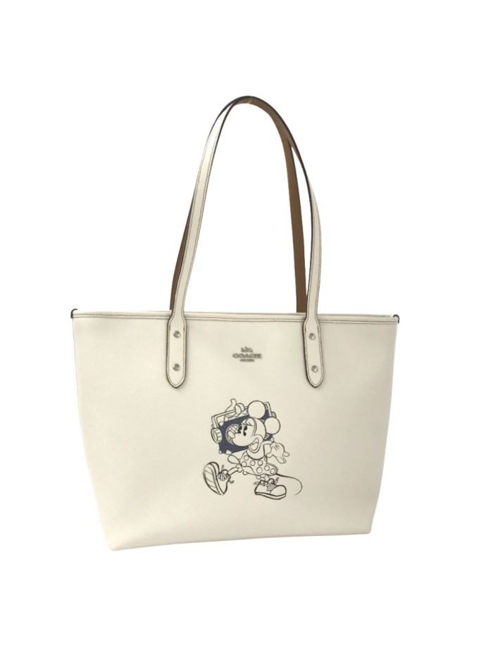 Disney x Coach Minnie Mouse Leather Tote Bag