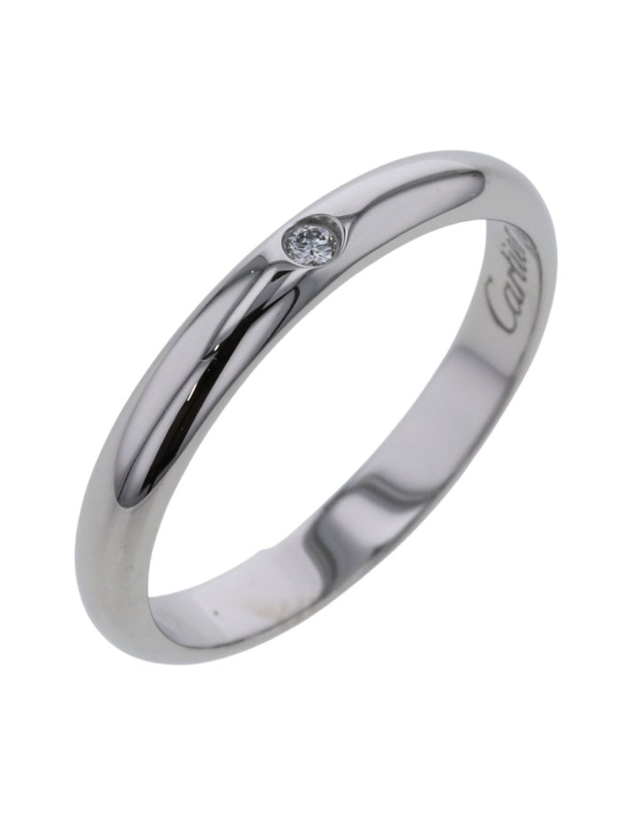 Platinum 1895 Diamond Wedding Ring