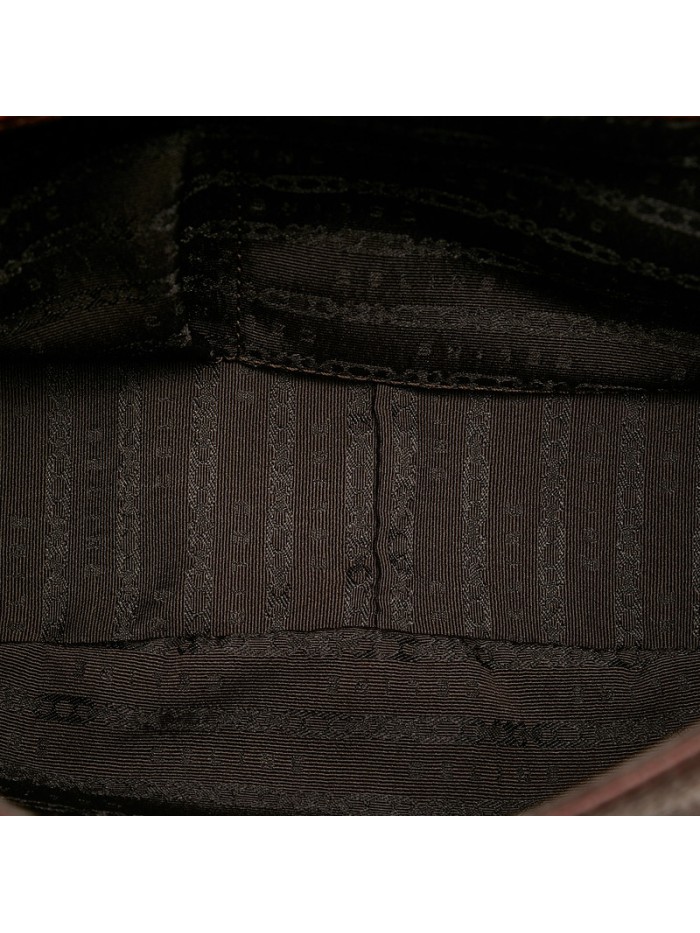 Leather Buckle Shoulder Bag