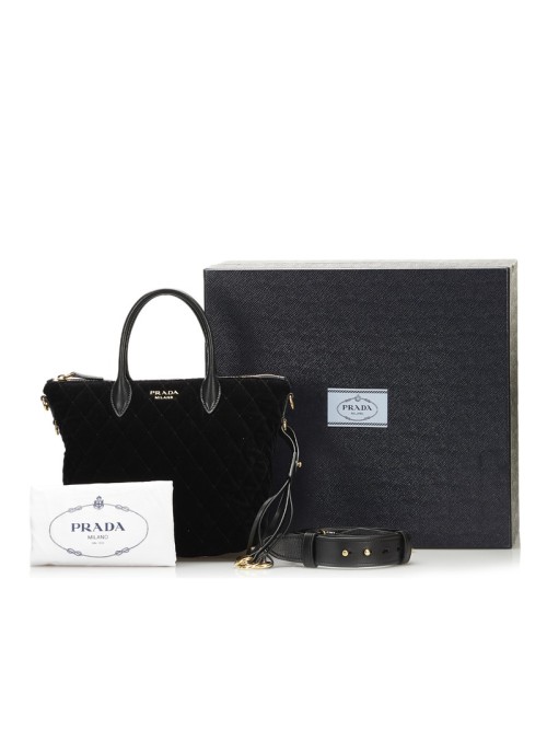 Quilted Velluto Two Way Bag