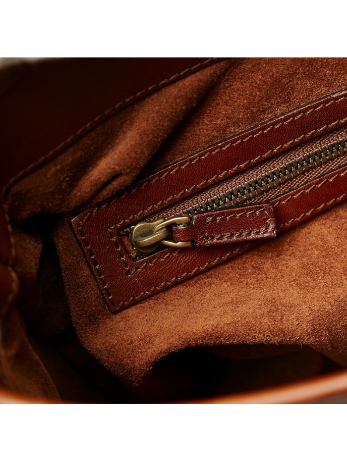 Leather Reins Hobo Bag
