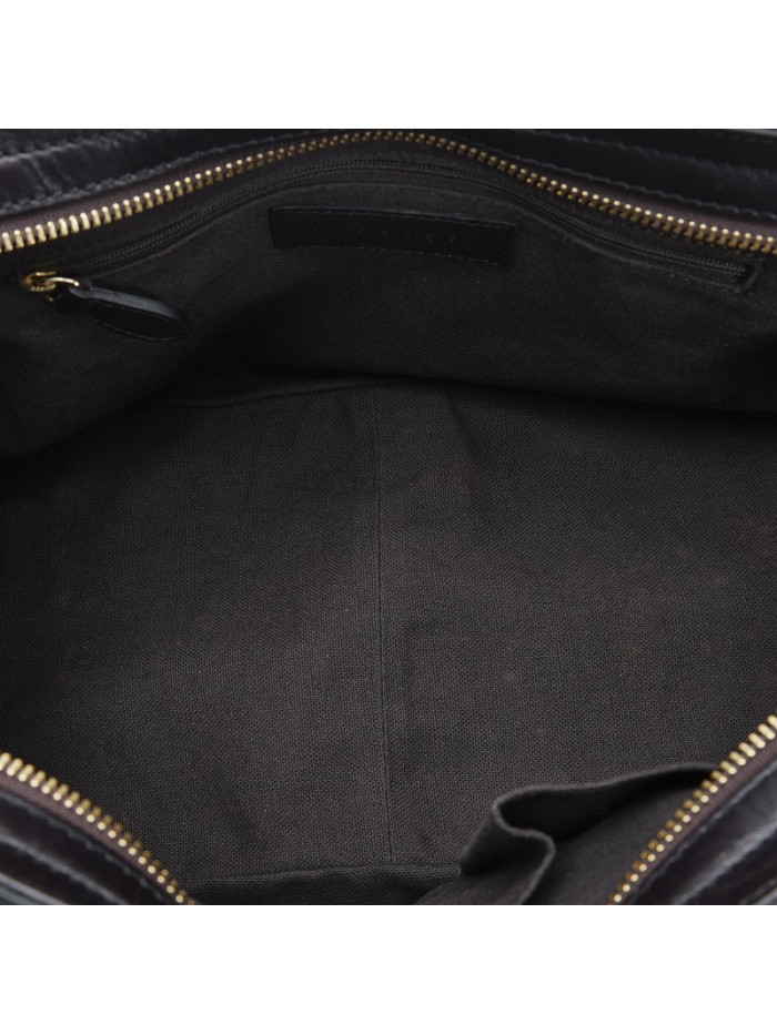 Brogue Leather Dennet Handbag