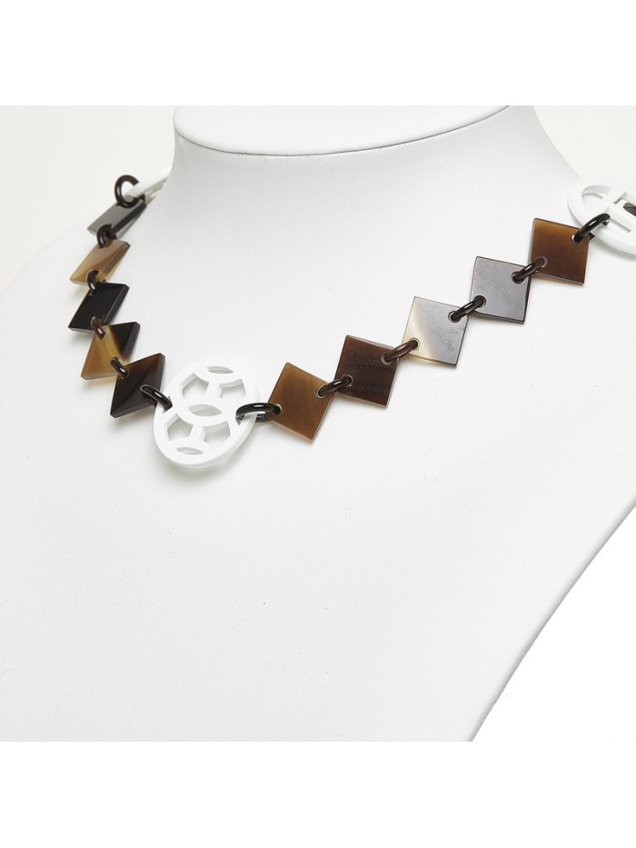 Lacquered Horn Lena Necklace