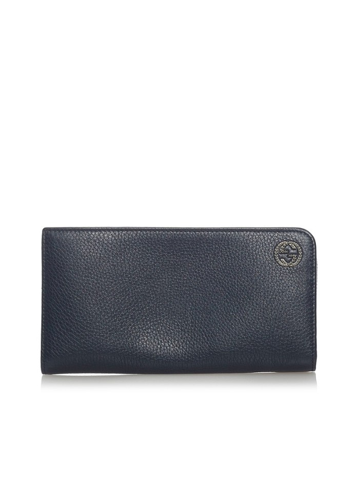 Leather Long Wallet