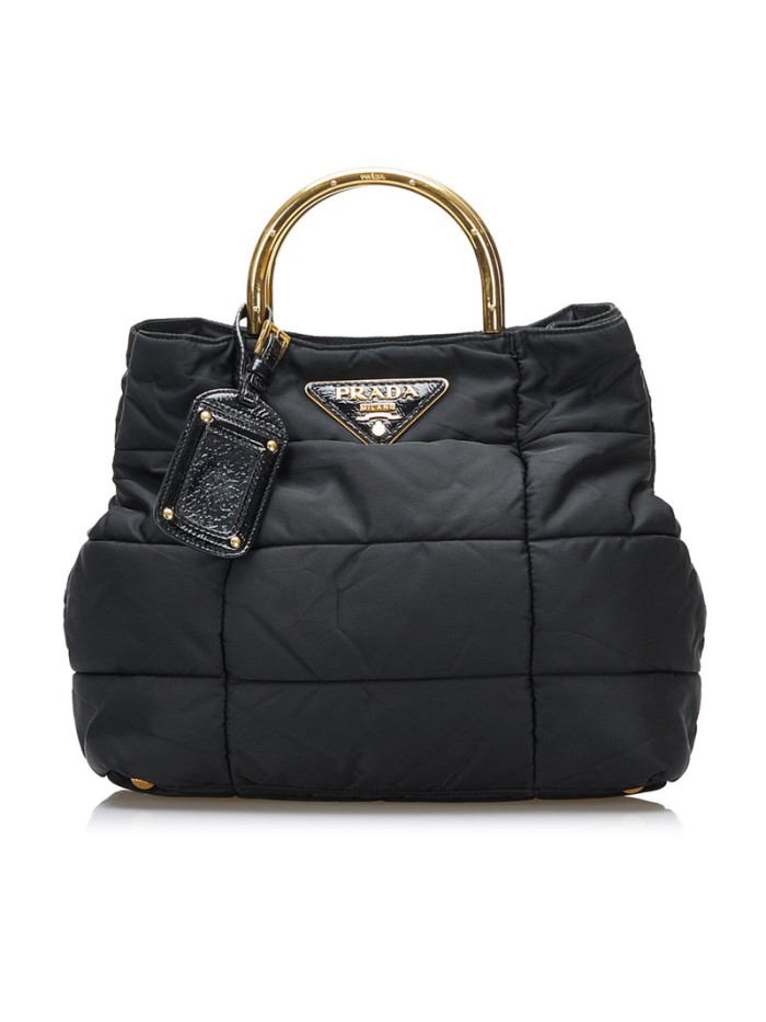 Quilted Nylon Handbag