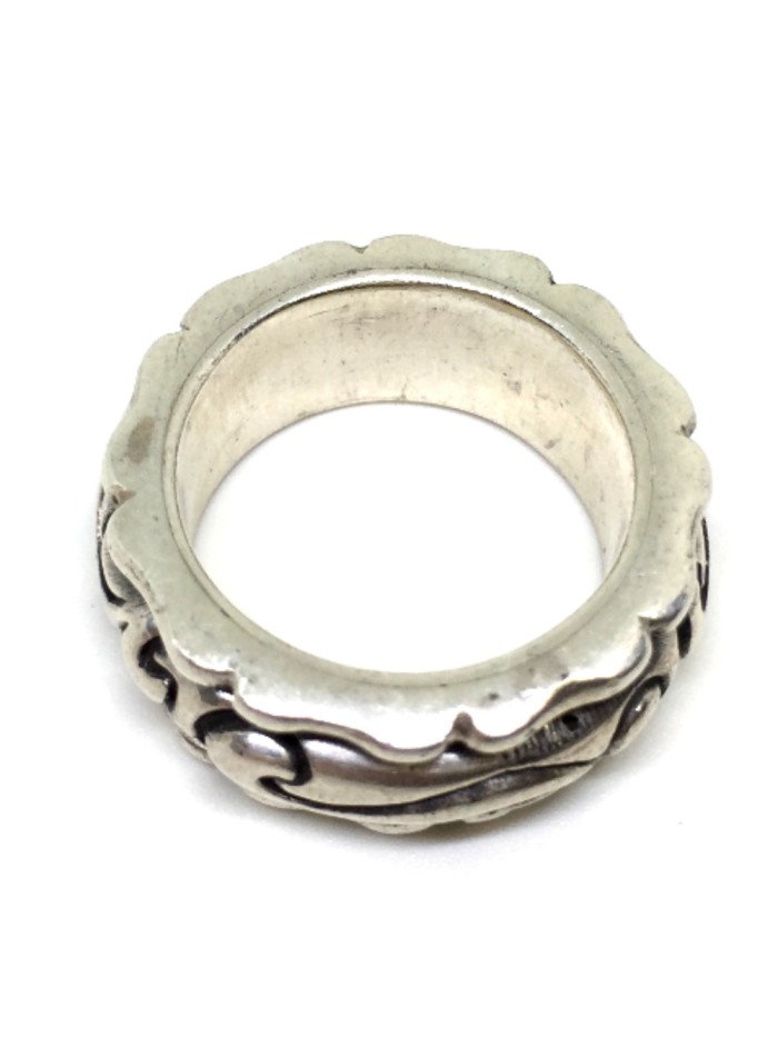 Silver Arabesque Rotating Ring