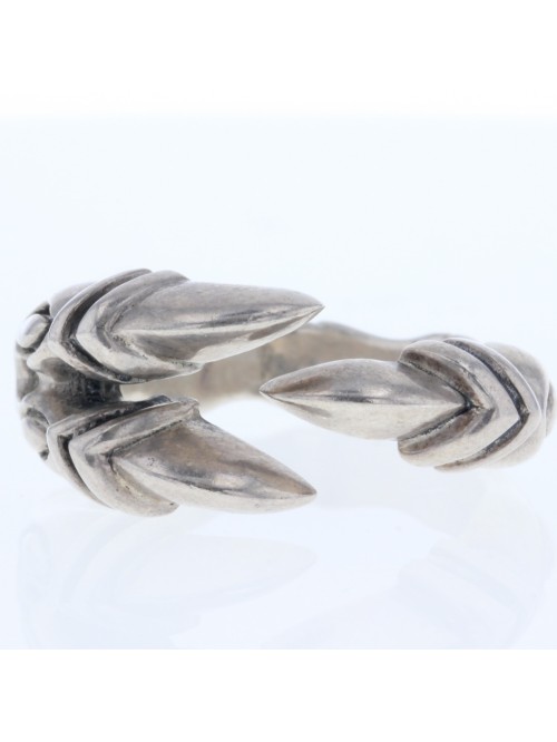 Silver Talon Wrap Ring