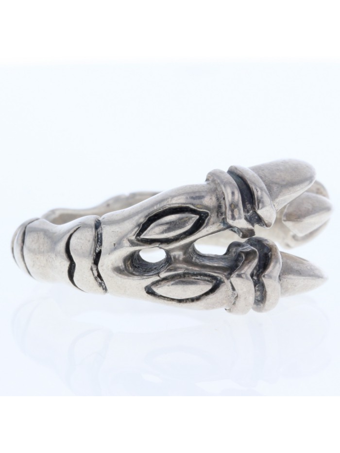 Silver Talon Wrap Ring