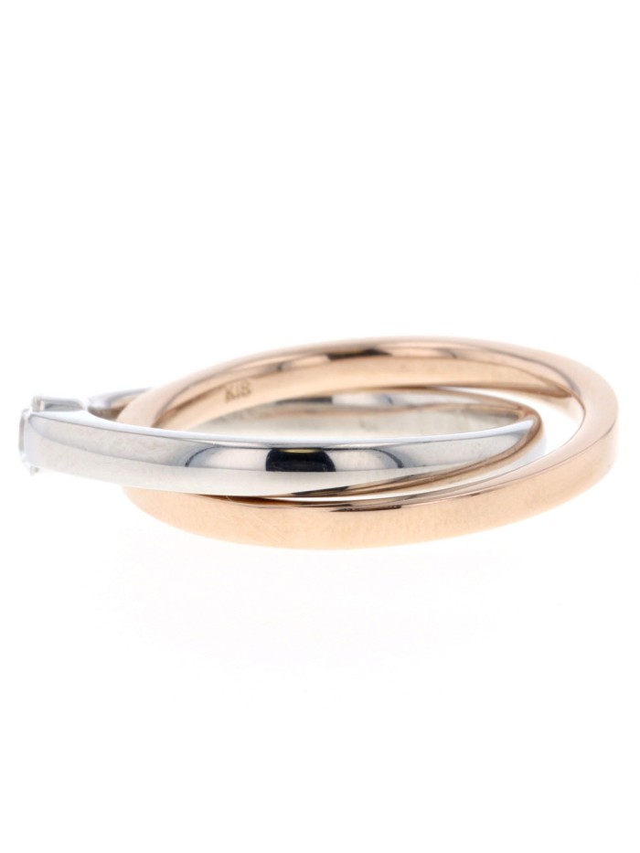 Diamond Double Band Ring