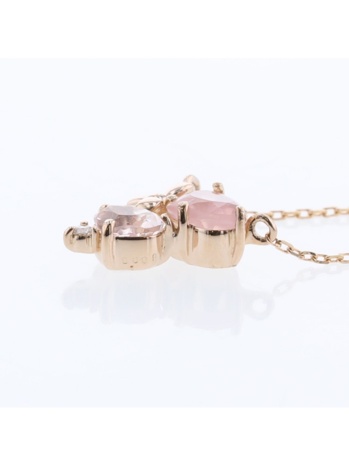 18k Gold Diamond Heart Pendant Necklace