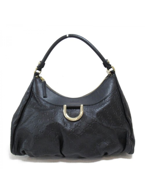 Guccissima Leather D-Ring Shoulder Bag