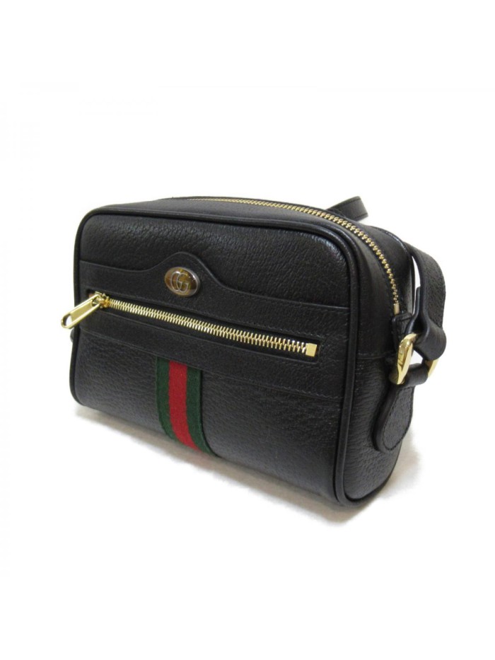 Ophidia Leather Crossbody Bag
