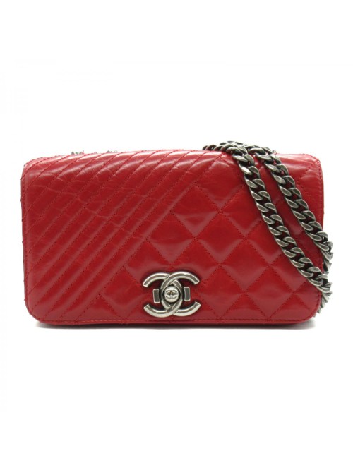 CC Quilted Full Flap Crossbody Bag