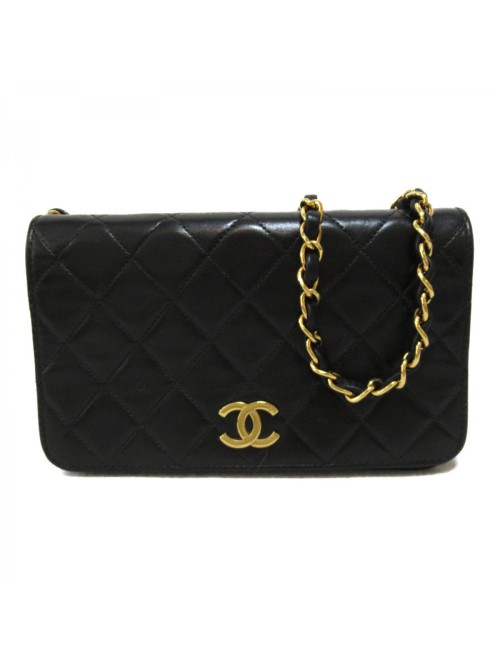 CC Quilted Full Flap Crossbody Bag