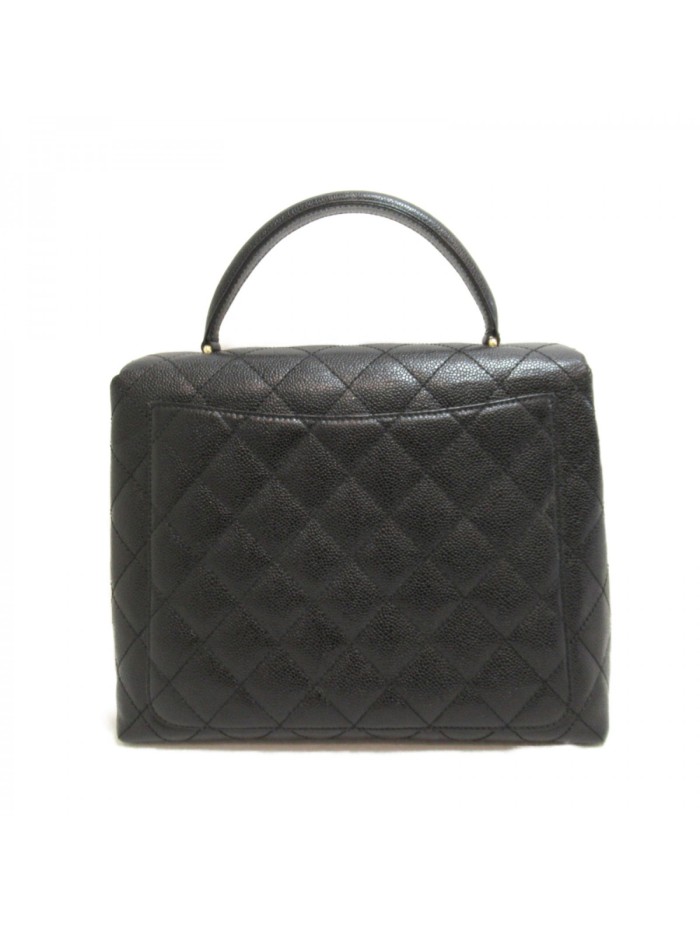 CC Quilted Caviar Handbag