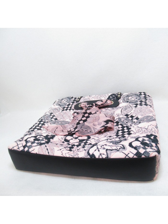Quilted Corduroy Scarf Tote Bag