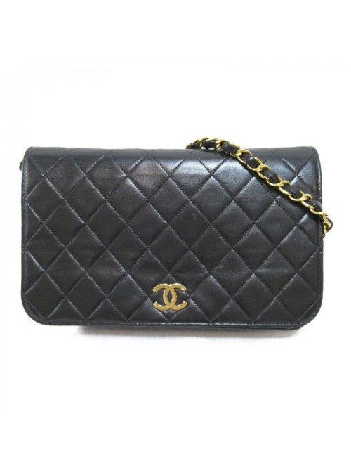 CC Quilted Full Flap Crossbody Bag