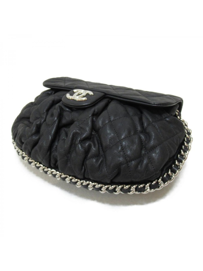 CC Quilted Chain Around Flap Bag