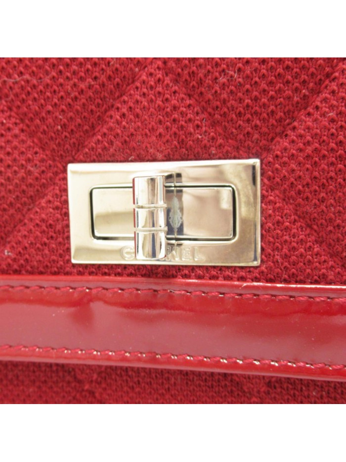 Reissue Quilted Canvas & Patent Leather Flap Bag
