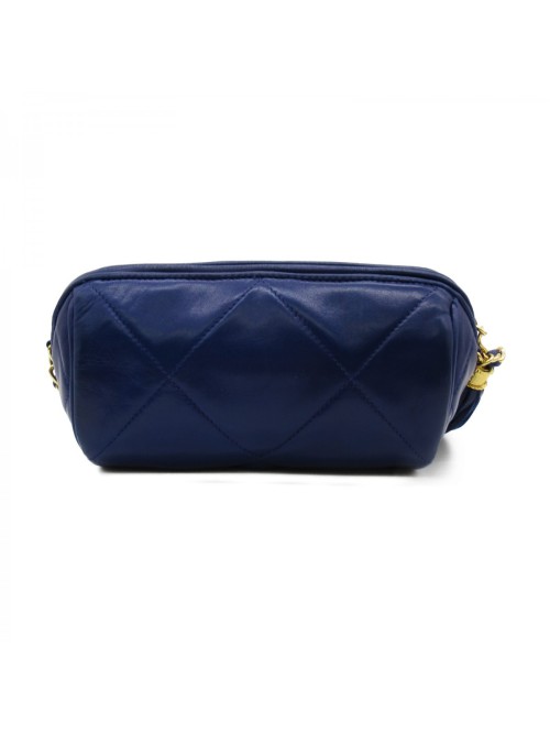 CC Quilted Leather Barrel Bag
