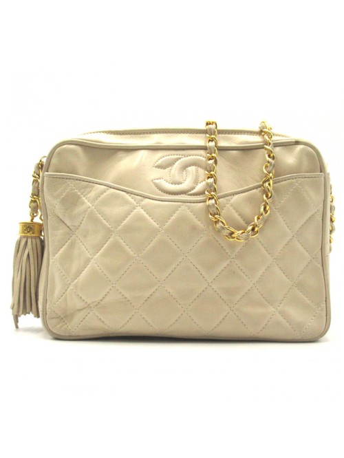 CC Quilted Tassel Camera Bag