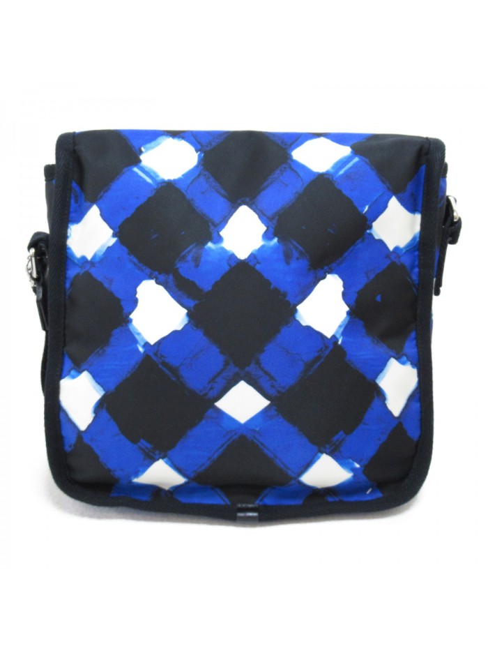 Printed Nylon Airlines Crossbody Bag
