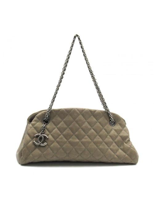 Just Mademoiselle Quilted Caviar Bowling Bag