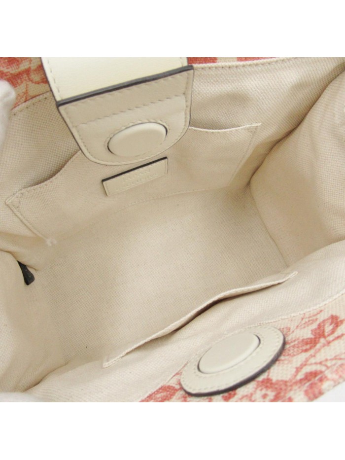 GG Ribbon Canvas Herbarium Handbag