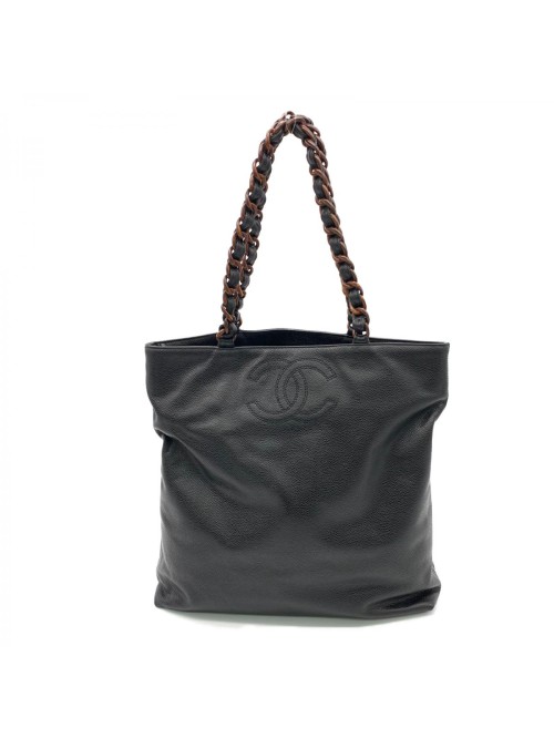 CC Leather Chains Tote